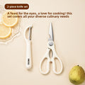 9-Piece Silicone Kitchen Utensil Set with Cutting Tools