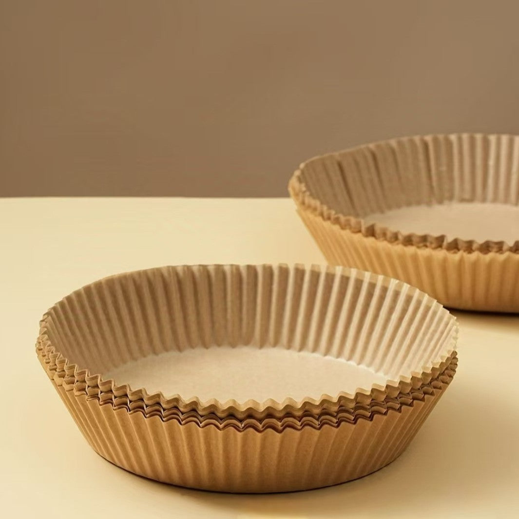 Air Fryer Baking Paper Plates ? Disposable Parchment Liners for Air Fryer, Oven & Steamer