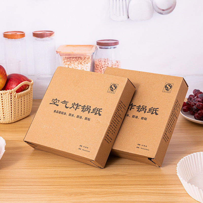Air Fryer Baking Paper Plates ? Disposable Parchment Liners for Air Fryer, Oven & Steamer