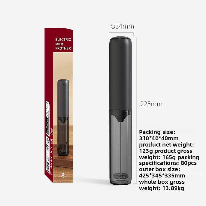 Electric Milk Frother & Egg Beater ? Handheld Foam Maker for Coffee, Latte, Cappuccino & Matcha