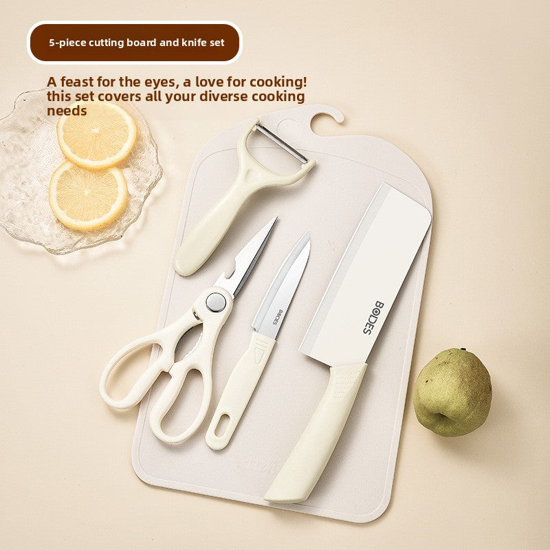 9-Piece Silicone Kitchen Utensil Set with Cutting Tools
