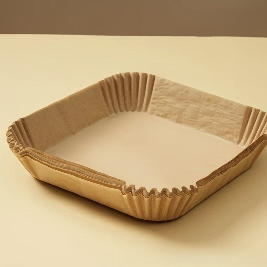 Air Fryer Baking Paper Plates ? Disposable Parchment Liners for Air Fryer, Oven & Steamer