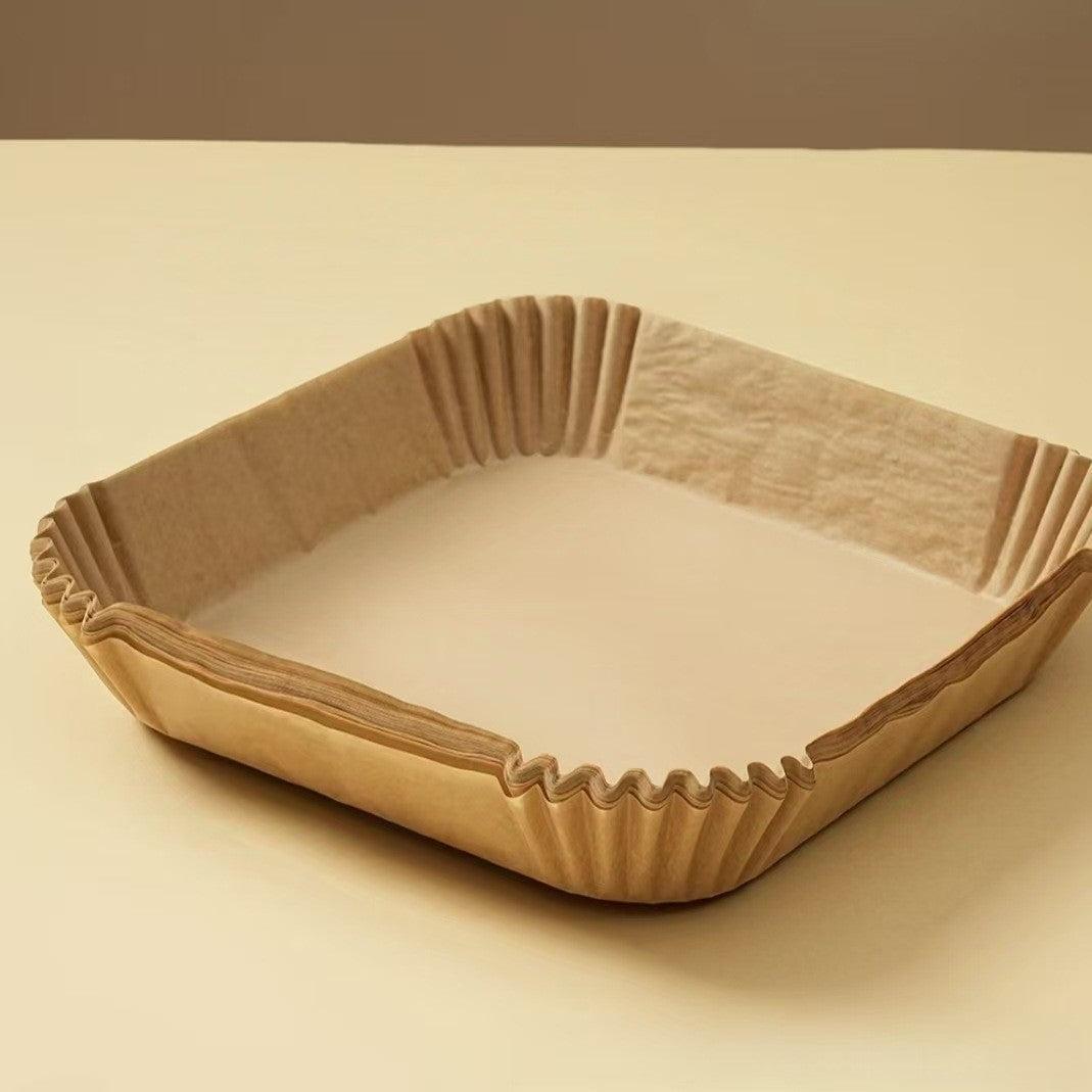 Air Fryer Baking Paper Plates ? Disposable Parchment Liners for Air Fryer, Oven & Steamer