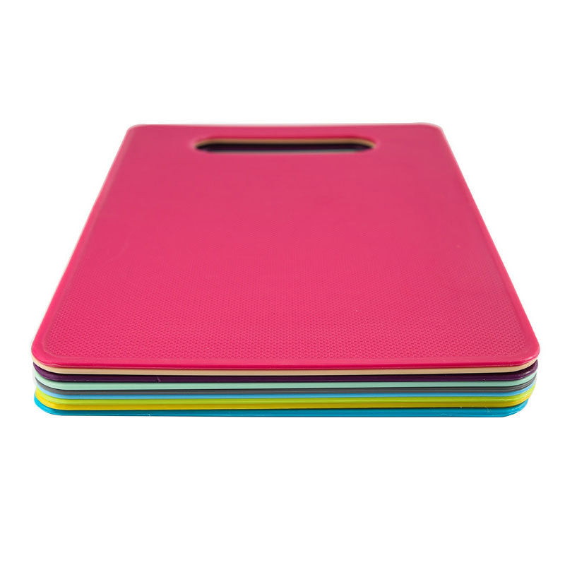 Color-Coded Plastic Cutting Board Set ? Non-Slip BPA-Free Kitchen Chopping Boards for Meat, Veg & Fish