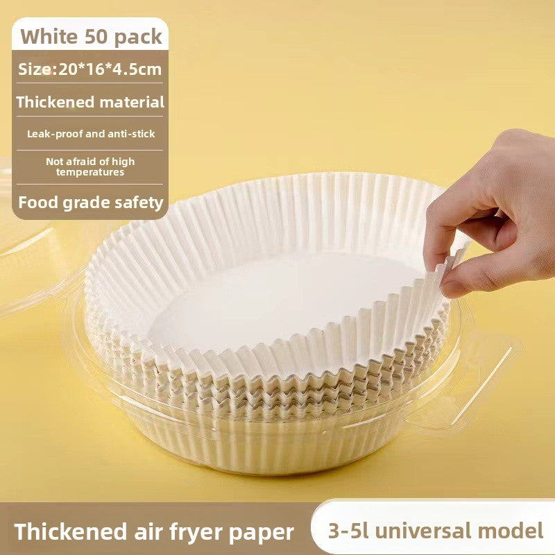 Air Fryer Baking Paper Plates ? Disposable Parchment Liners for Air Fryer, Oven & Steamer
