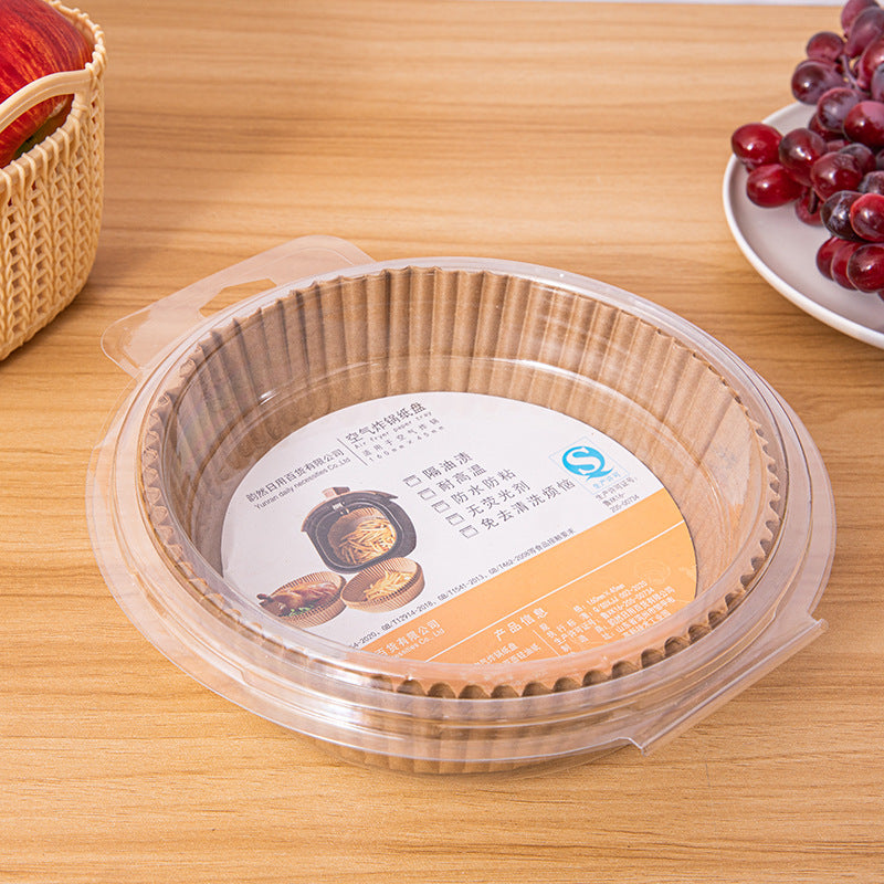 Air Fryer Baking Paper Plates ? Disposable Parchment Liners for Air Fryer, Oven & Steamer