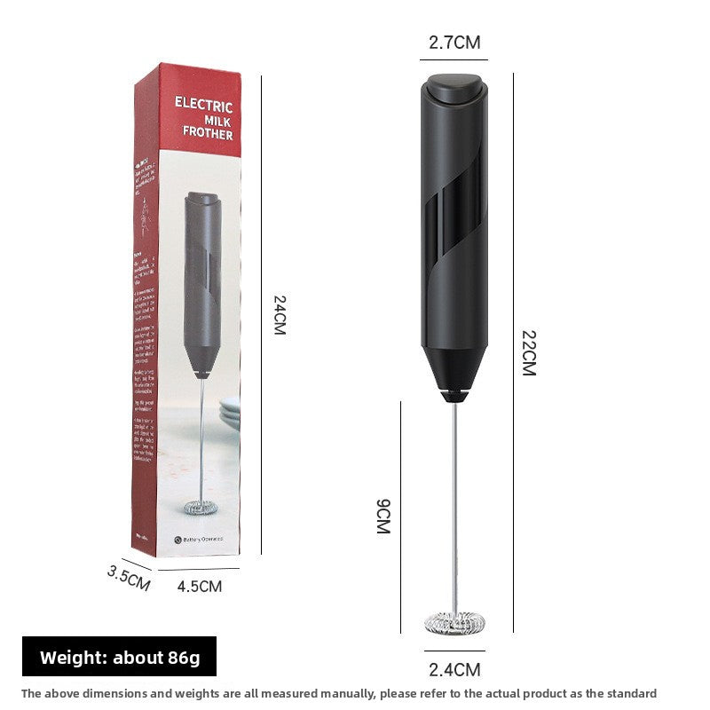 Electric Milk Frother & Egg Beater ? Handheld Foam Maker for Coffee, Latte, Cappuccino & Matcha
